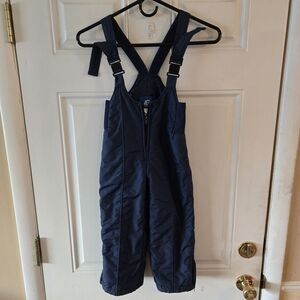 Ice Blue Snow Bib Pants Navy Insulated Toddler 4T Winter Ski Snowmobile